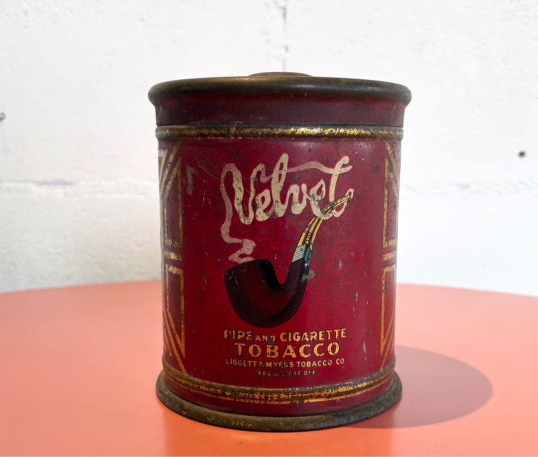 空き缶　小物入れ　アメリカ　ビンテージ