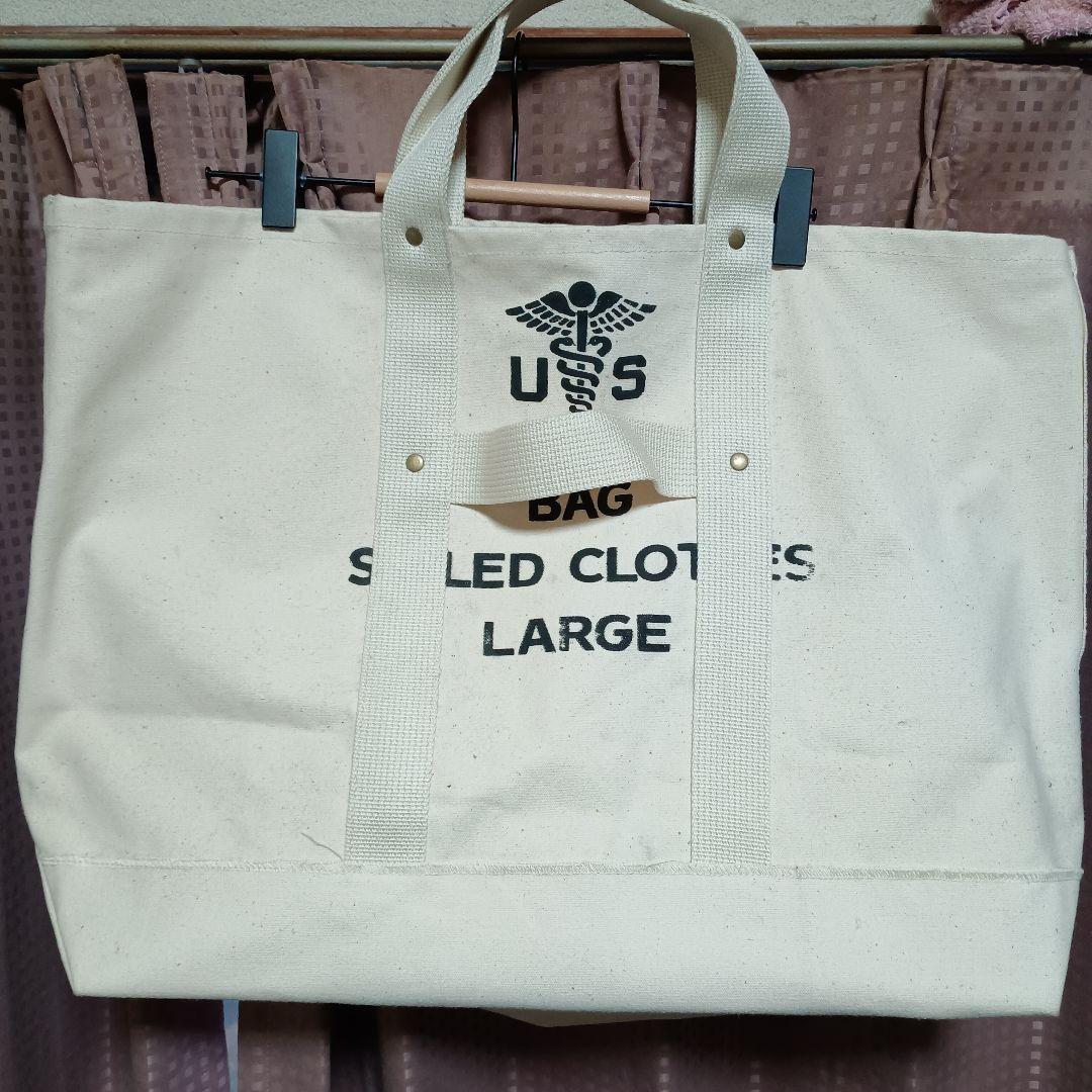 【未使用品】米軍 実物 コットンキャンバス リメイク ツールバッグ トートバッグ