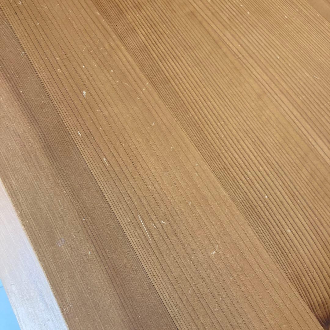 特大　W248㎝　無垢　杉　ダイニングテーブル　ナガノインテリア