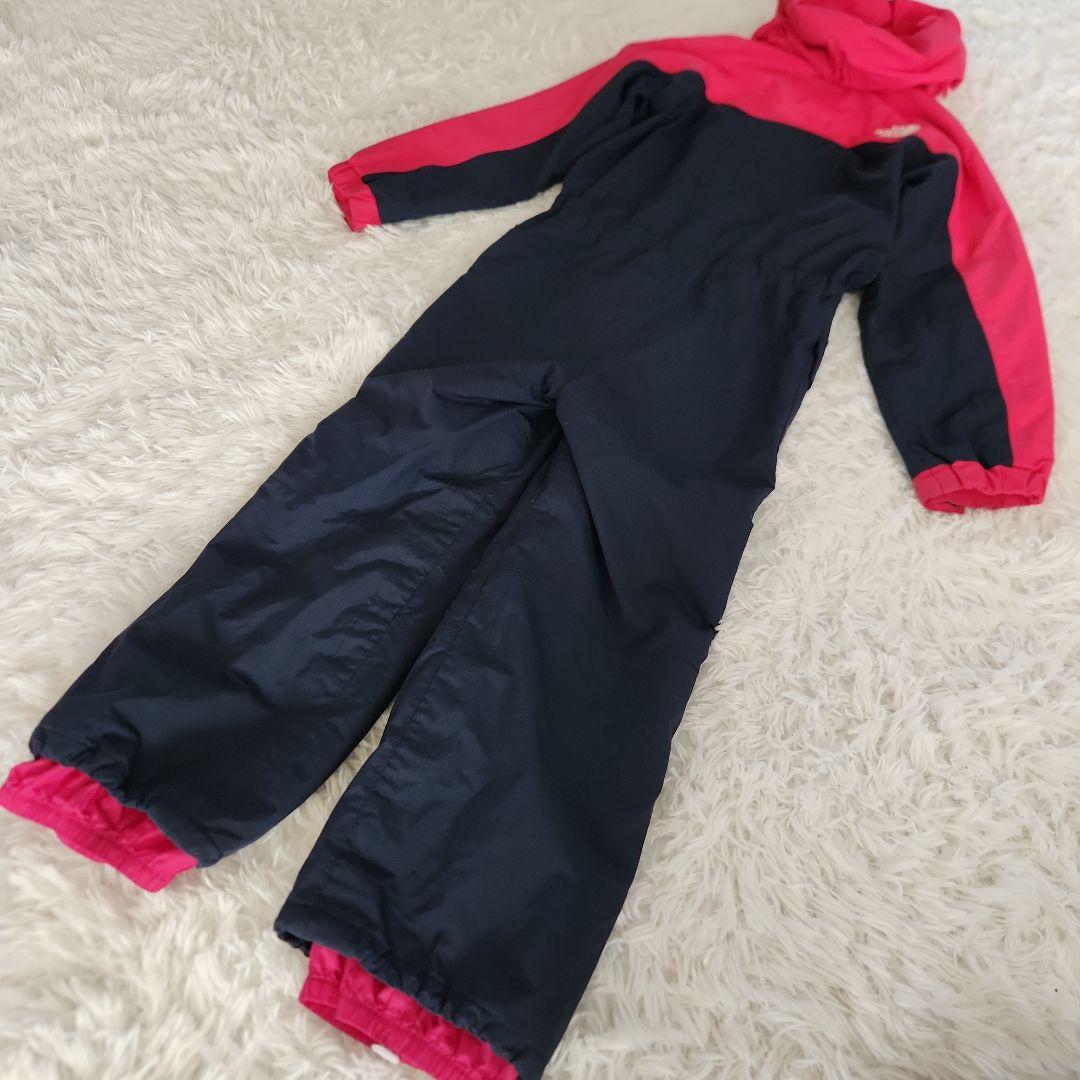 ザ ノースフェイス ジャンプスーツ スノーウエア ネイビー ピンク 130