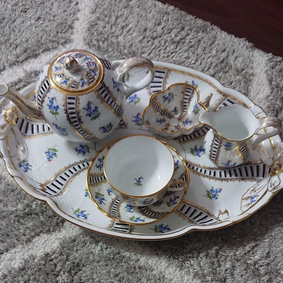 【値上げ検討中】ヘレンド 忘れな草 ティーセット 1人用