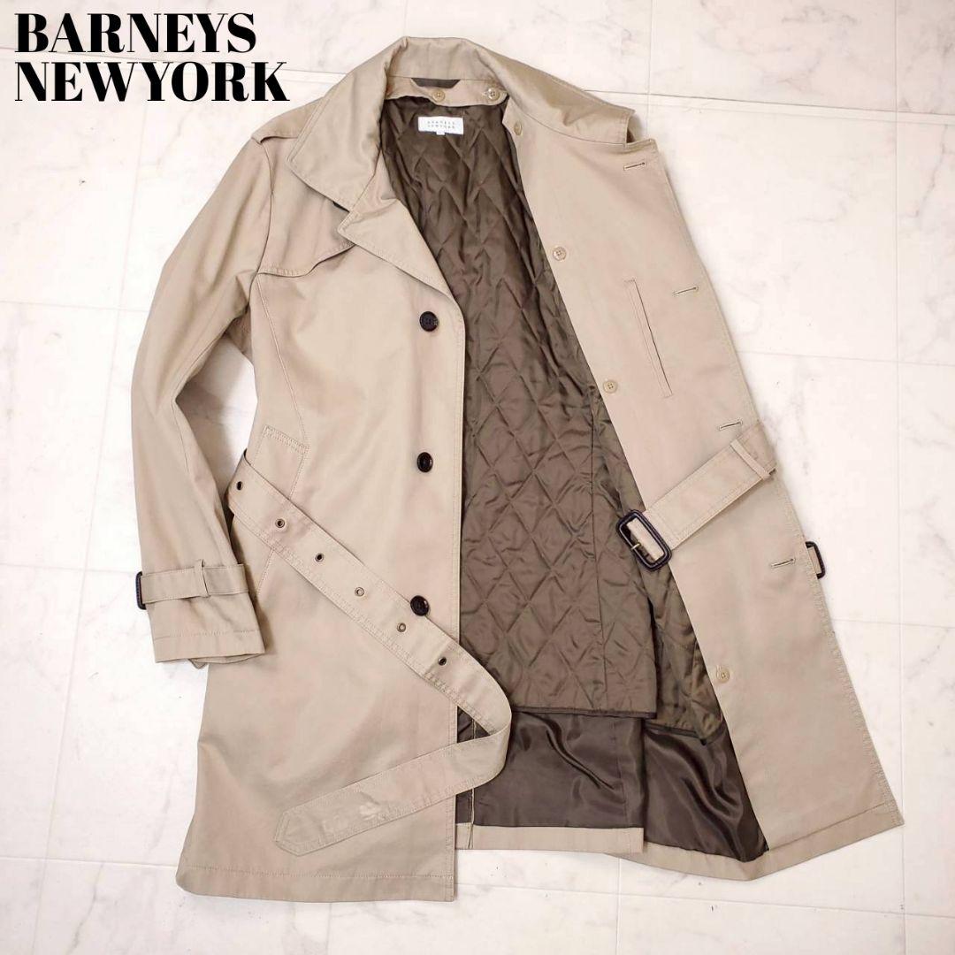 美品✨バーニーズニューヨーク ライナー付 トレンチコート ベルト付き L