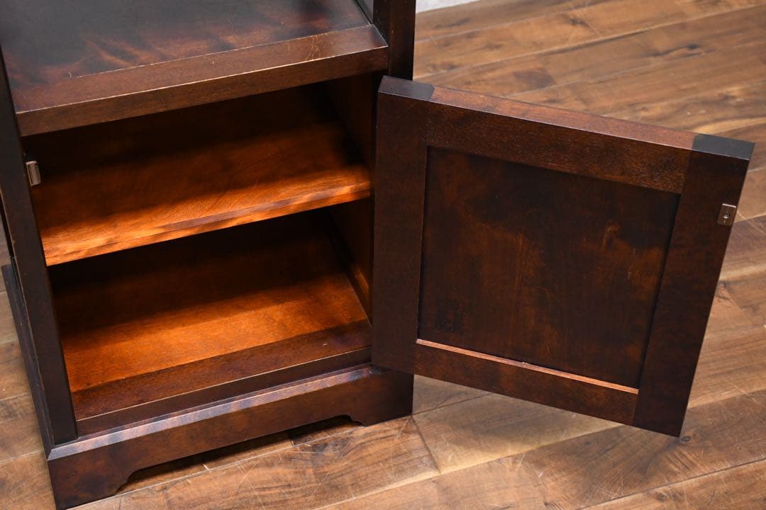 EFK21 北海道民芸家具 HM861K 電話台 9.6万 カバ/樺 無垢材