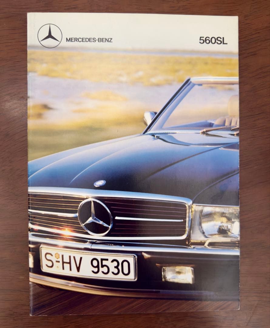 超美品　メルセデス・ベンツ 560SL カタログ　レア物