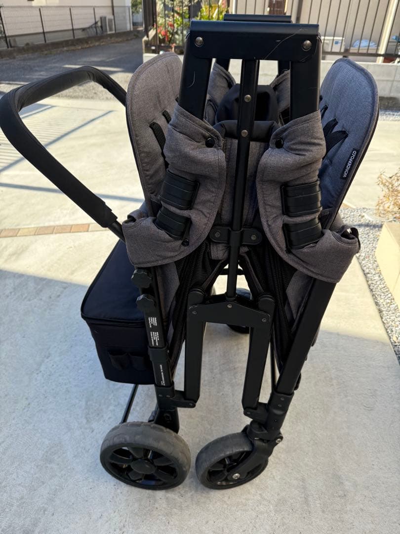 WONDERFOLD ワゴン W4 グレー★4人乗り