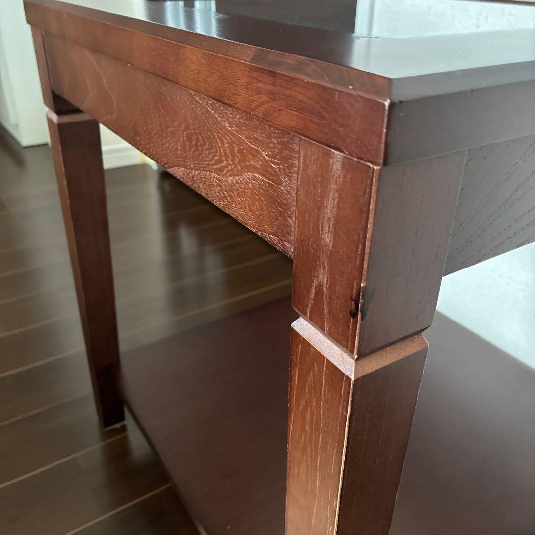 マルニ木工　maruni　ネストテーブル　ガラスサイドテーブル