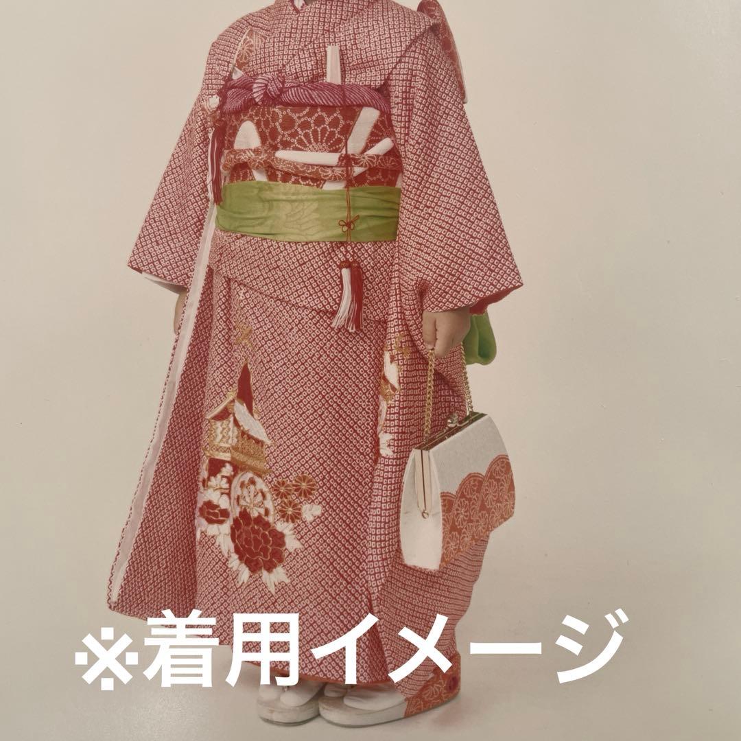 【正絹】総絞り★金刺繍★七五三★着物★小物