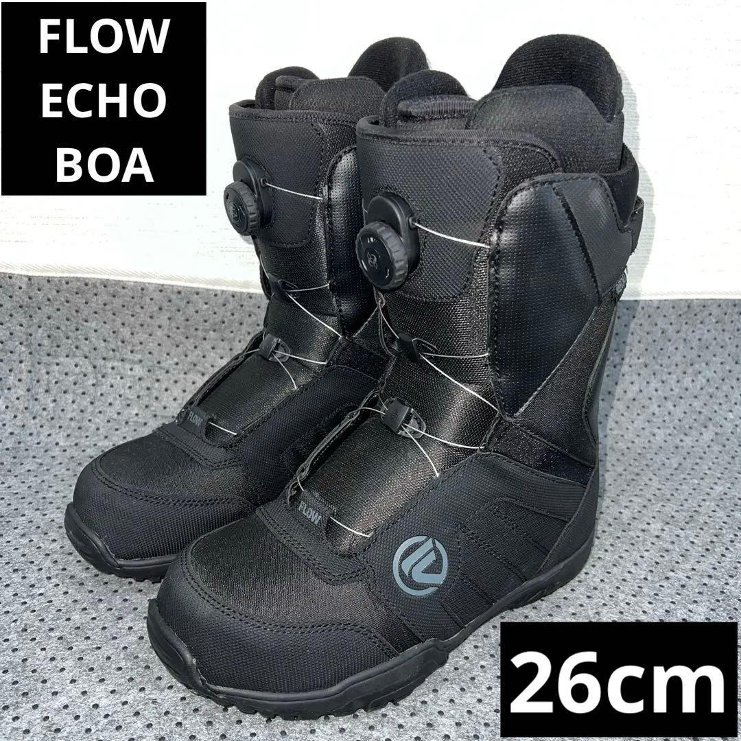 数回使用 メンズ 26.0cm FLOW ECHO BOA スノーボードブーツ