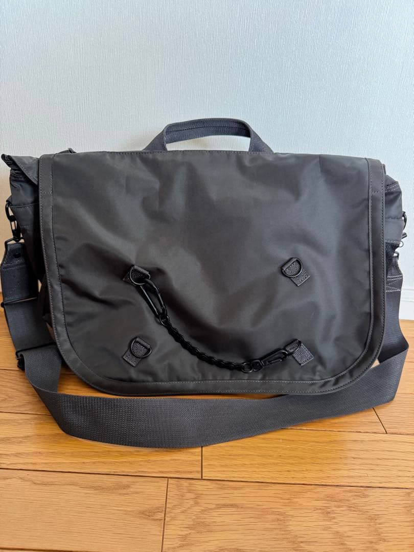 【美品 】POTR RIDE MESSENGER BAG /ナイロン/GRY