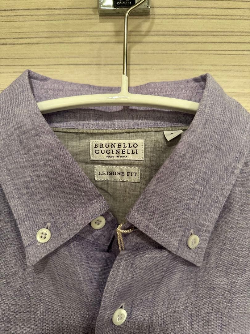 BRUNELLO CUCINELLI/リネンシャツ/サイズS/新品未使用