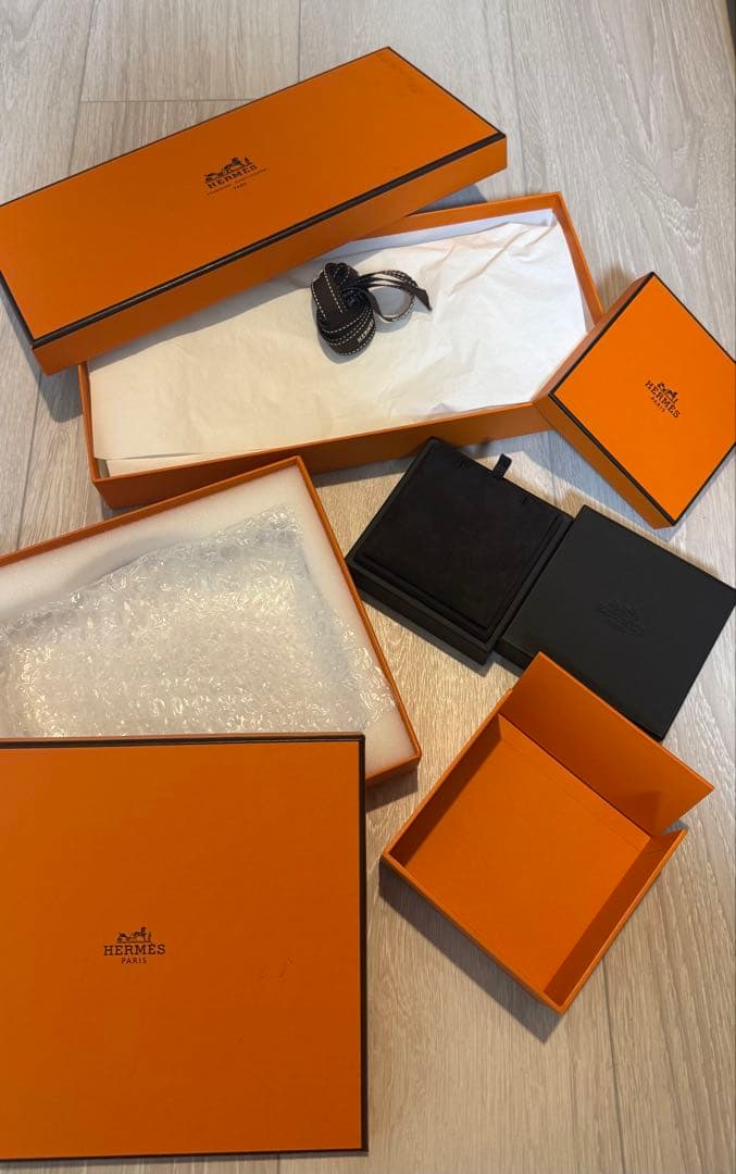 HERMES オレンジ ギフトボックス セット