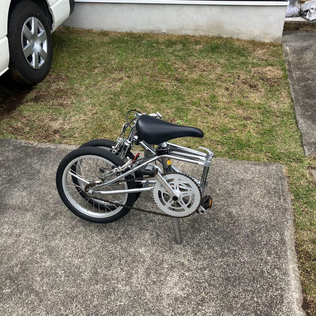 【レア】KIRA社　neo bike フルメッキ　折りたたみ自転車　台湾
