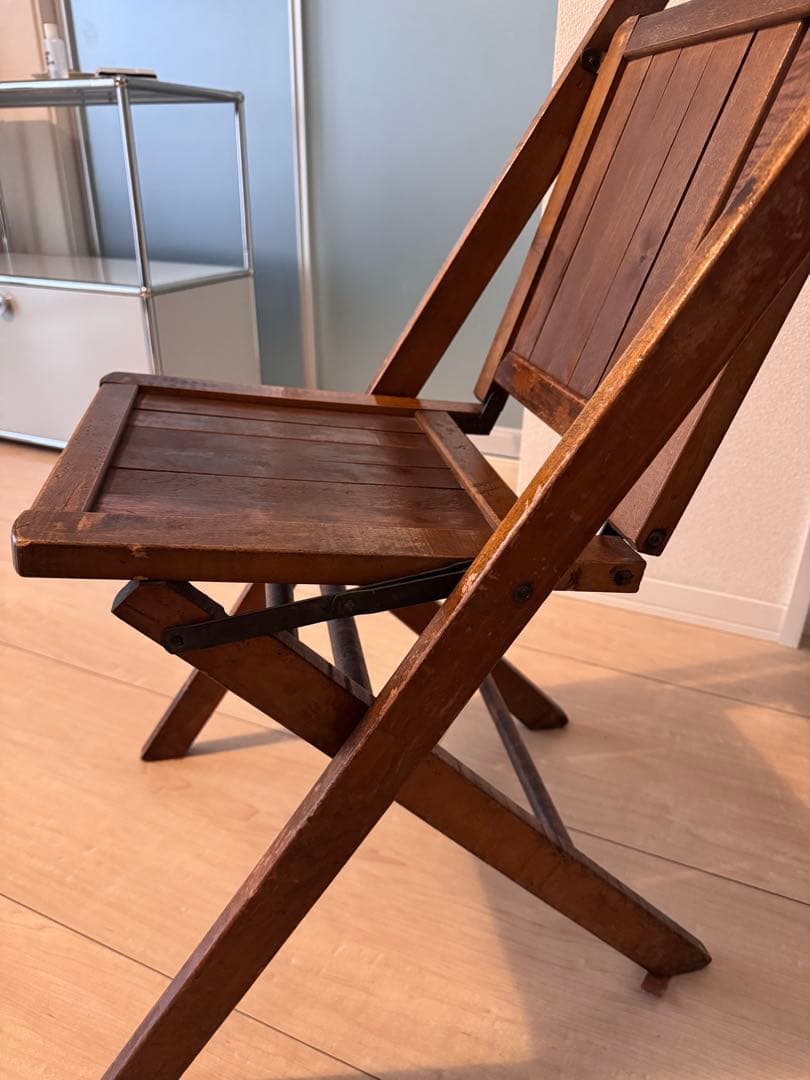 SIMMONS社製 50s 木製 ウッド フォールディングチェア
