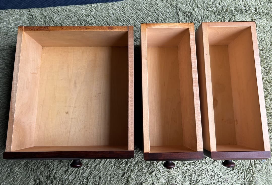 hiro　北海道民芸 面白小箱引き出し収納　2個セット