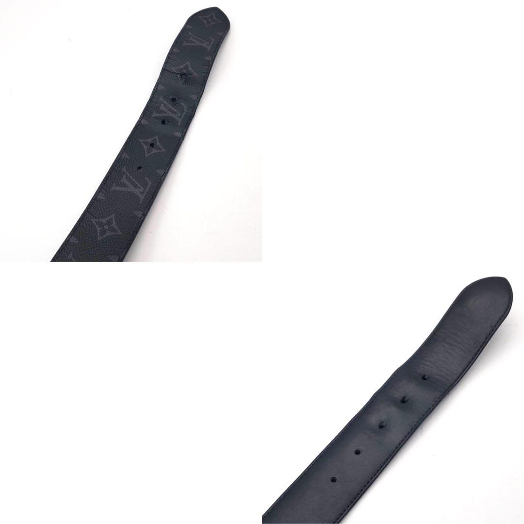 ヴィトン　サンチュール リヴェルソ　モノグラム　エクリプス　リバーシブル