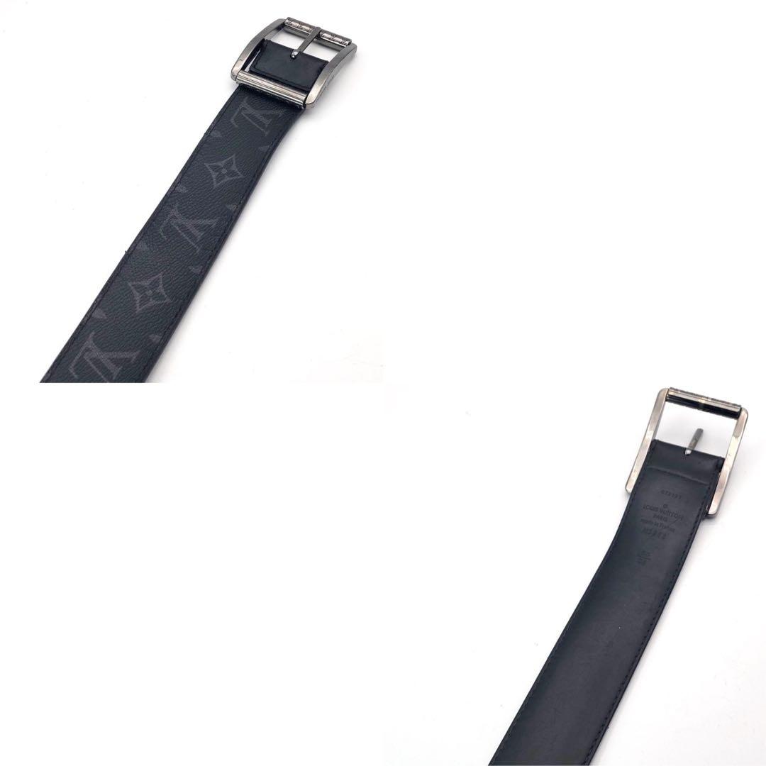 ヴィトン　サンチュール リヴェルソ　モノグラム　エクリプス　リバーシブル