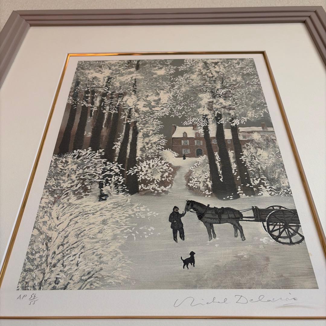 ミッシェルドラクロワ「雪のノルマンディー」