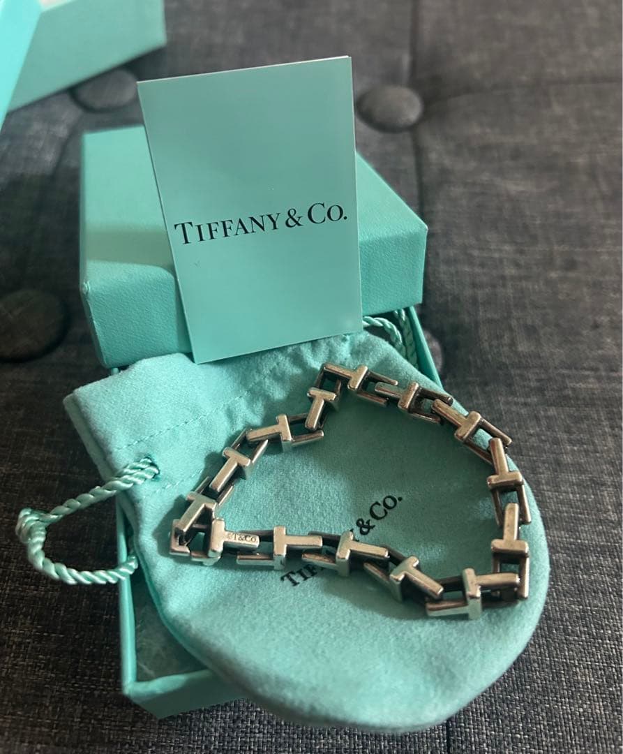 ティファニー　Tチェーンブレスレット