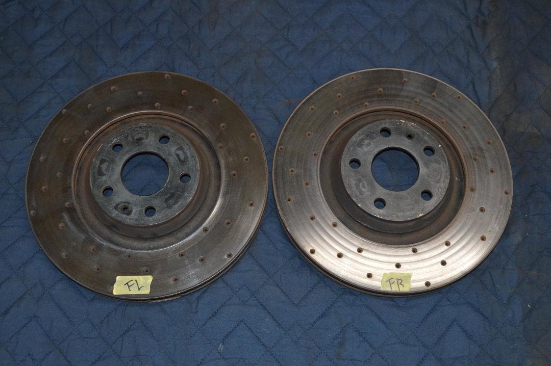 ECS フロント用ドリルドローター　GOLF7R 7.5R GTIクラブスポーツ