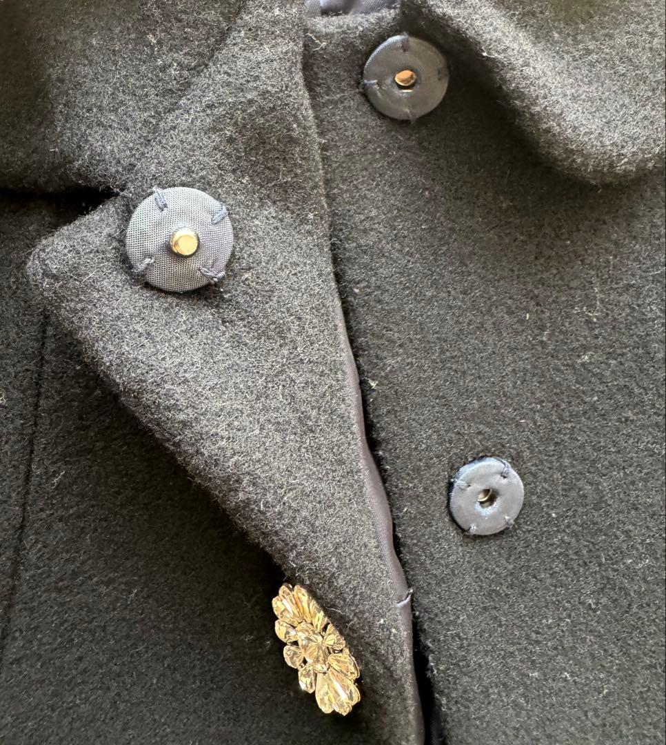 kate spade ネイビーウールコート 130