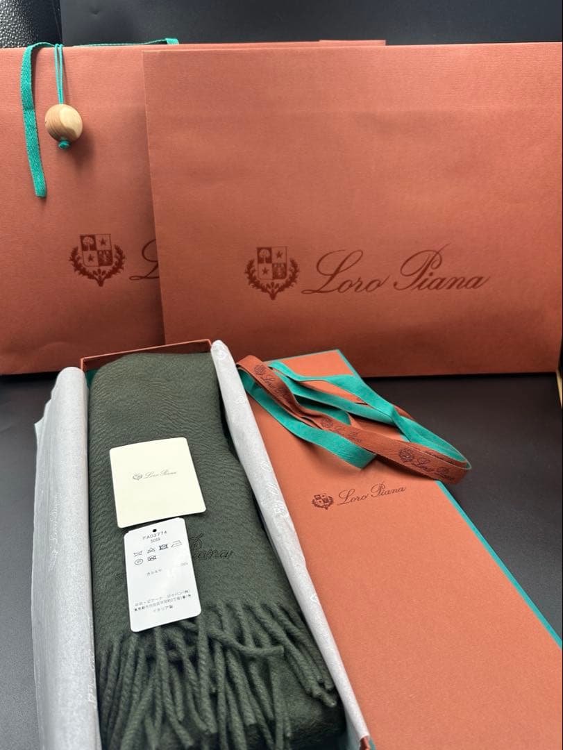 【新品】ロロピアーナ　カシミヤ100% マフラー　ストール