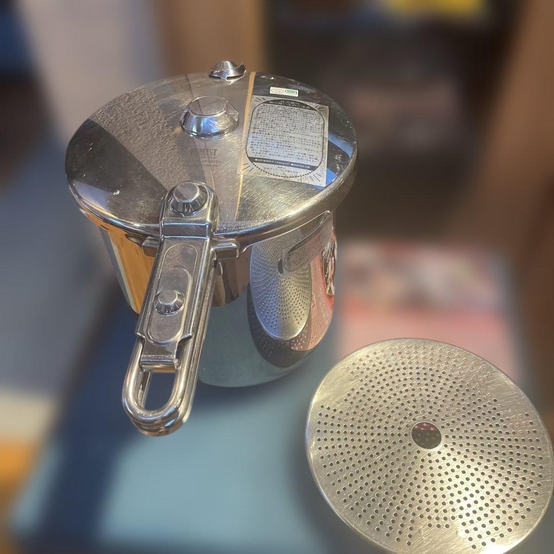 ステンレス圧力鍋 9リットルスノコ付き