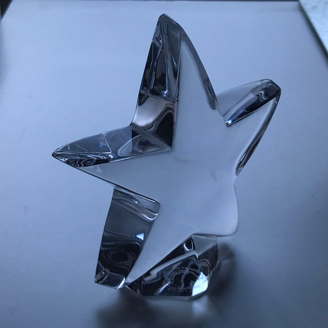 稀少きらめく美★オールドバカラ Baccaratフィギュリン☆一番星☆クリスタル