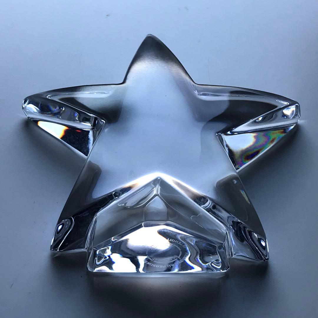 稀少きらめく美★オールドバカラ Baccaratフィギュリン☆一番星☆クリスタル