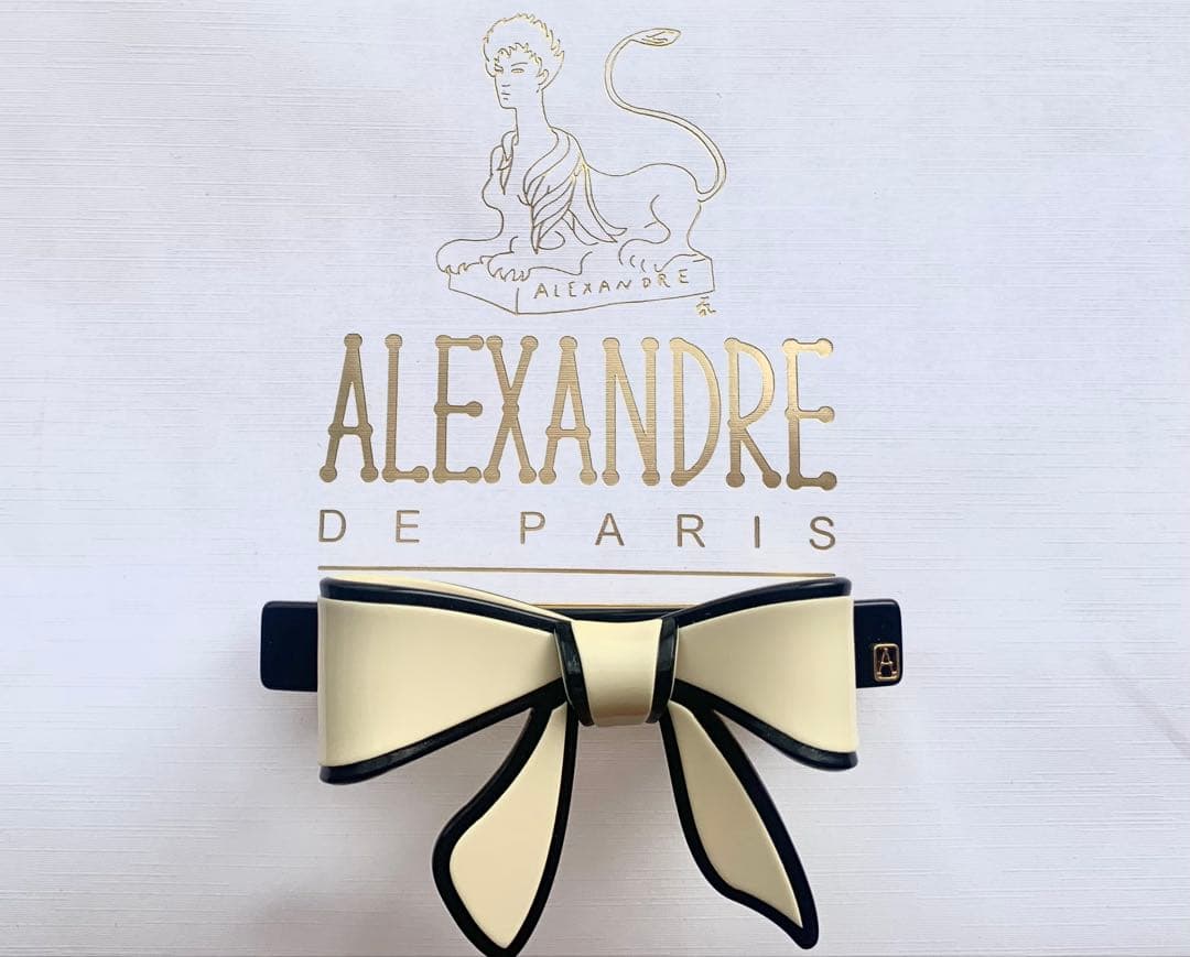 ALEXANDRE DE PARIS リボン バレッタ