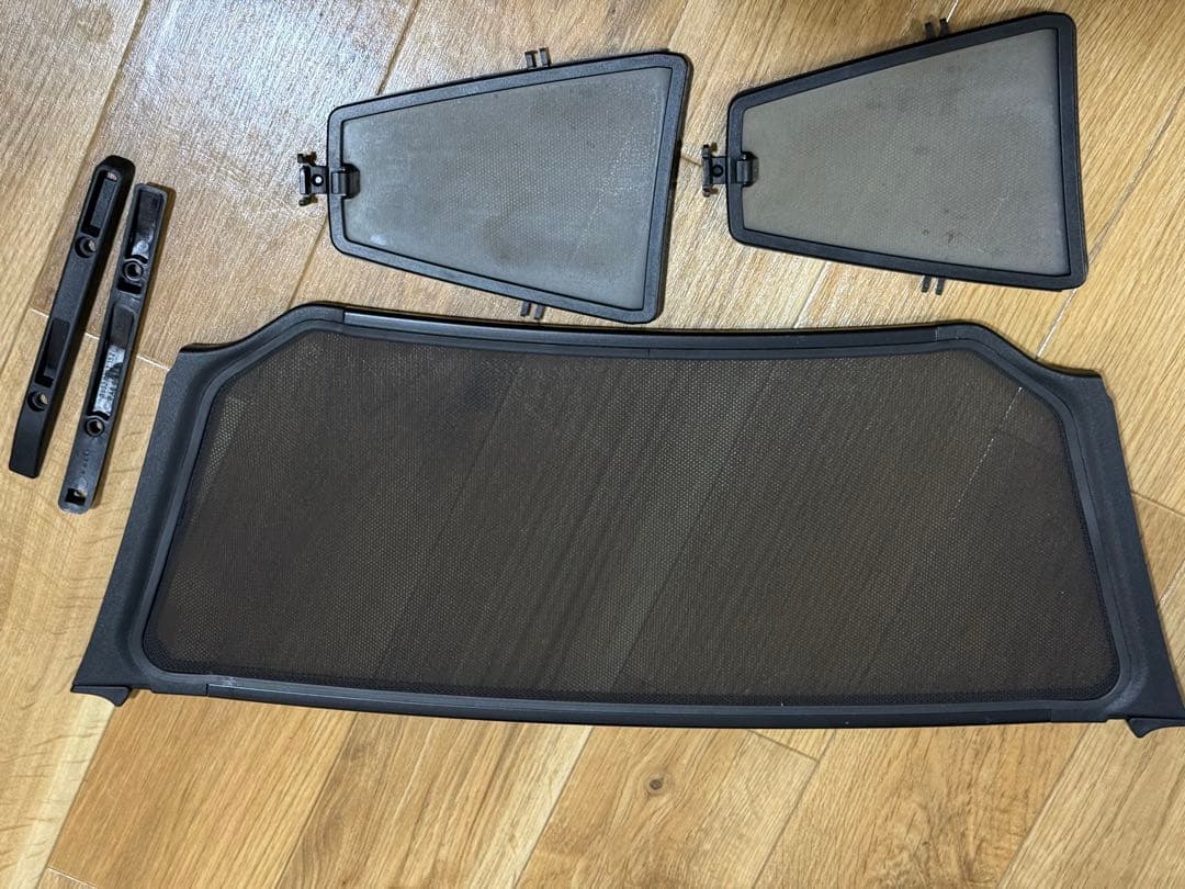  E85 ロールバーカバー　純正ウインドディフレクターセット