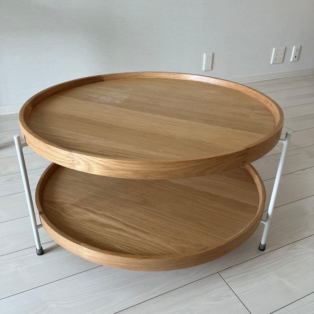 木製　コーヒーテーブル　サイドテーブル　未使用