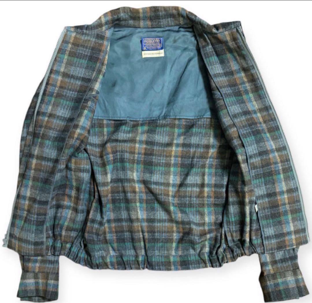 稀少 PENDLETON 70s USA製 ビンテージ オンブレ ブルゾン M