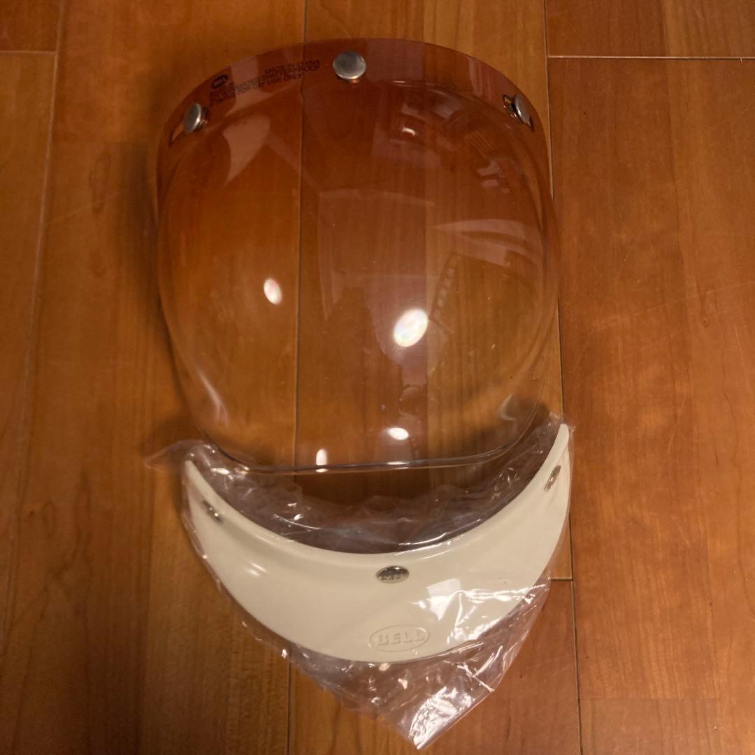 BELL 500-TXJジェットヘルメット アイボリー　59-60cm 付属有