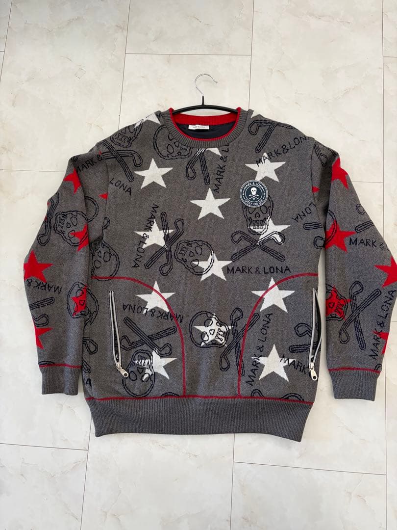 MARK & LONA スカルデザイン セーター