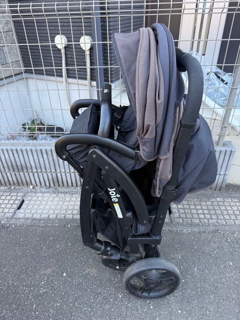 Joie/エヴァライトデュオ/ブラック/レインカバーセット/おまけ付き