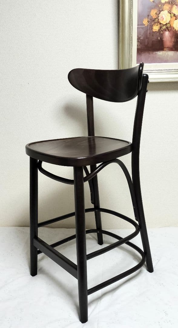 ◇TON チェコ製カウンターチェア 曲げ木スツール