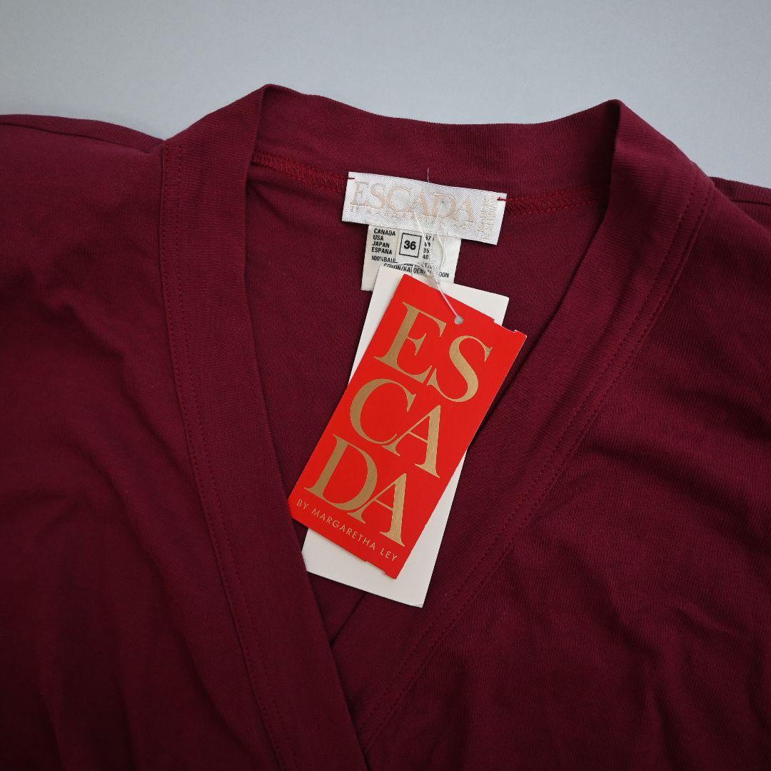 152★ ESCADA エスカーダ 新品 ボディスーツ 半袖トップス