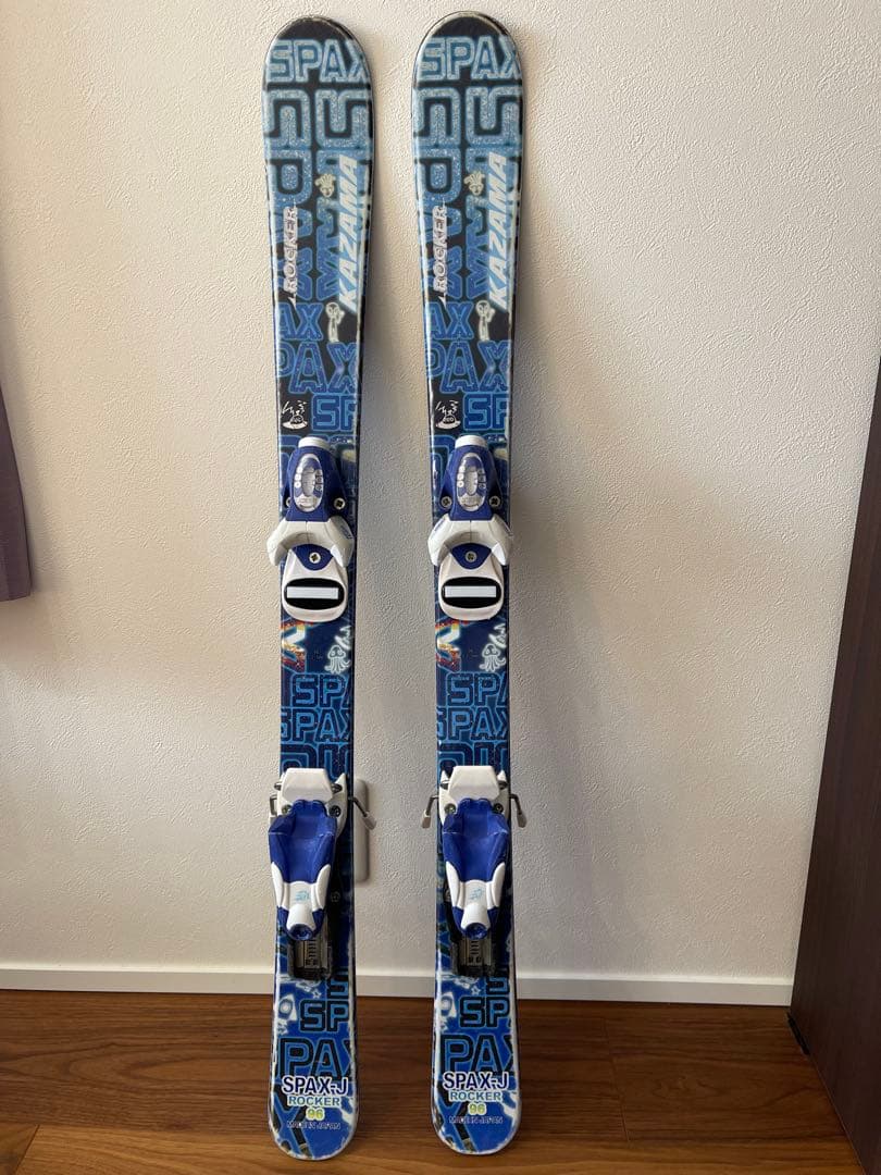 KAZAMA スキー板　96㎝　ブーツ19㎝ ストック75㎝　収納ベルト