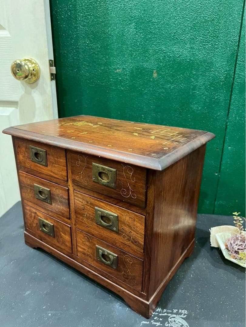 イタリア製 小引き出し 小物入れ ミニ箪笥 チェスト インテリア アンティーク