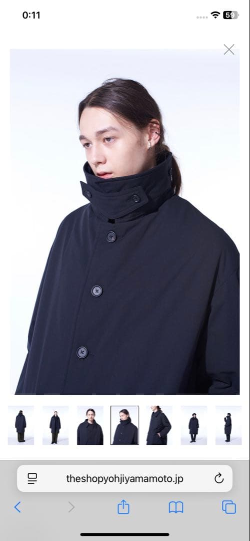 yohji yamamoto ダウンコート