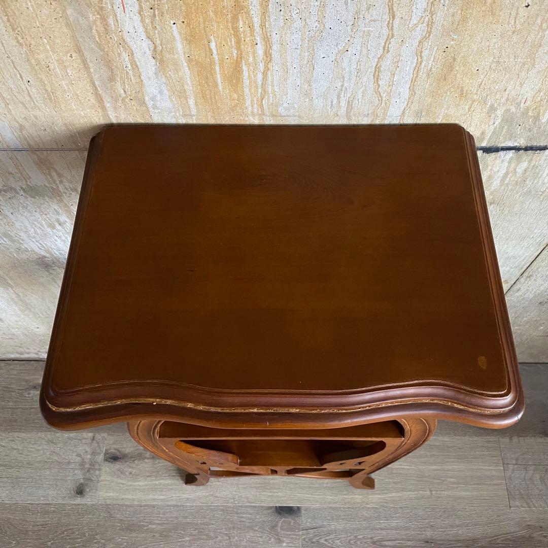 ヴィンテージ　クラシック　スリムコンソール　花台　電話台　※