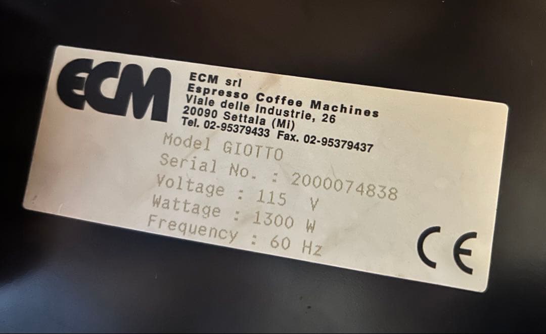 ジオット　エスプレッソマシーン　ジャンク品