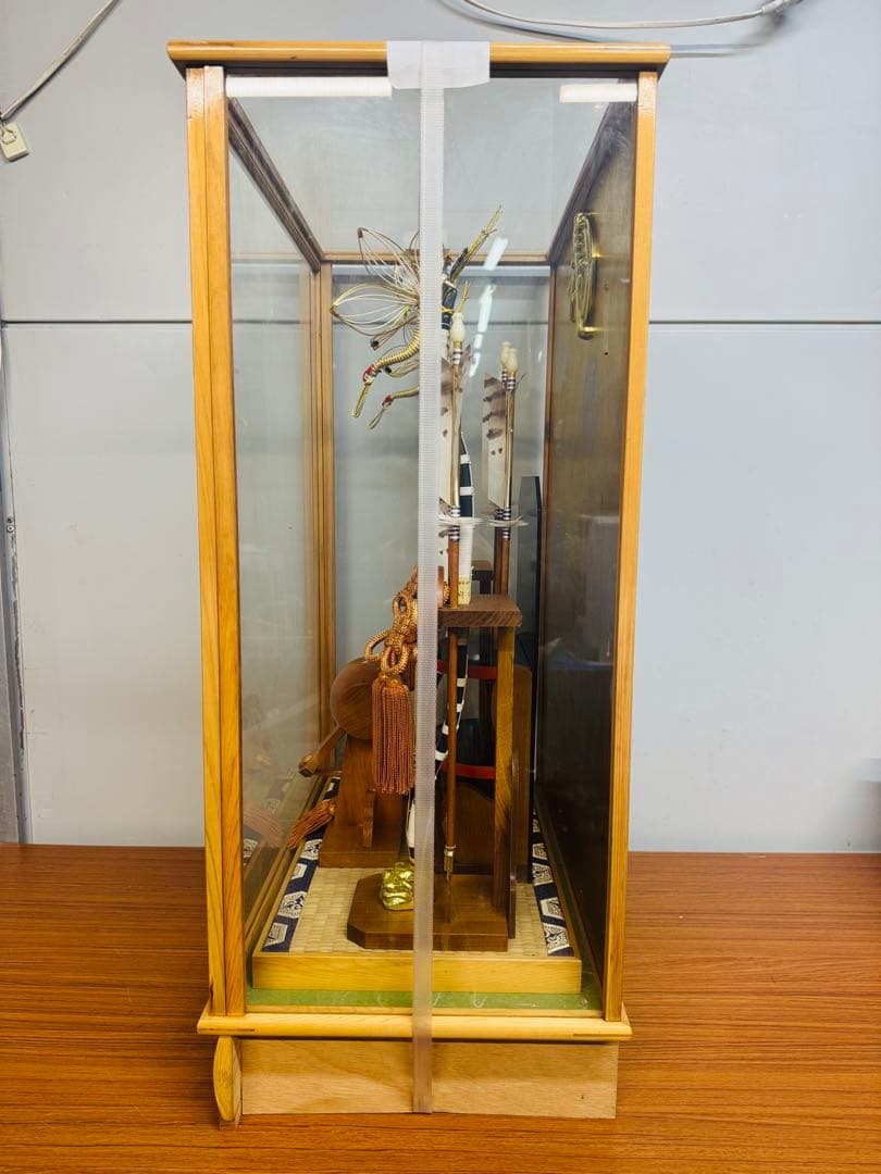 五月人形 破魔矢ケース入り｜動作良好・木製