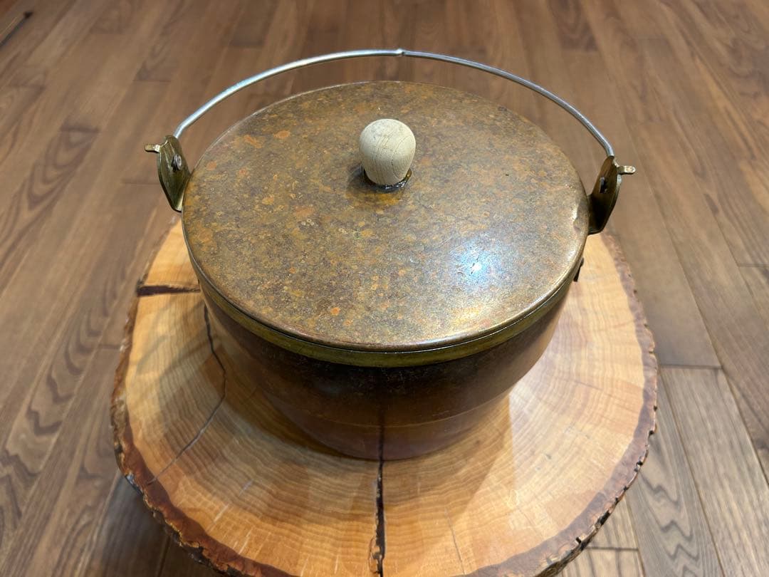 旧ロゴ　ファイヤーサイド　コッパーオークポット