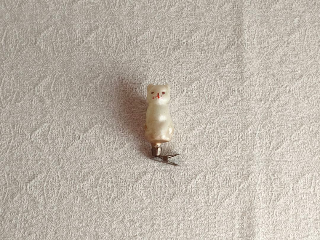 【チョコメルさま】cat ornament ୨୧ しろ猫さん オーナメント d