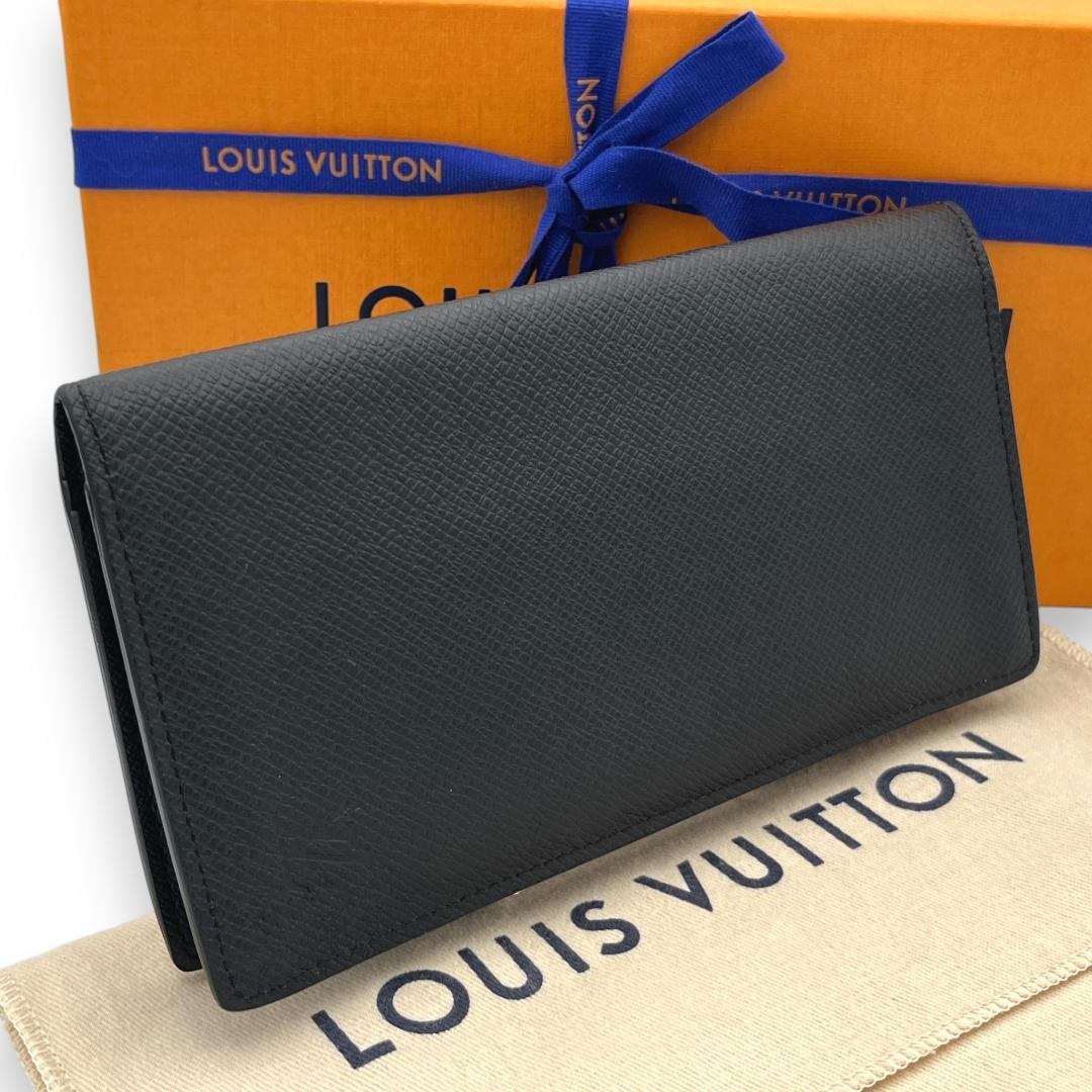 【新型】ルイヴィトン ポルトフォイユ・ロン タイガ 長財布 札入れ ノワール