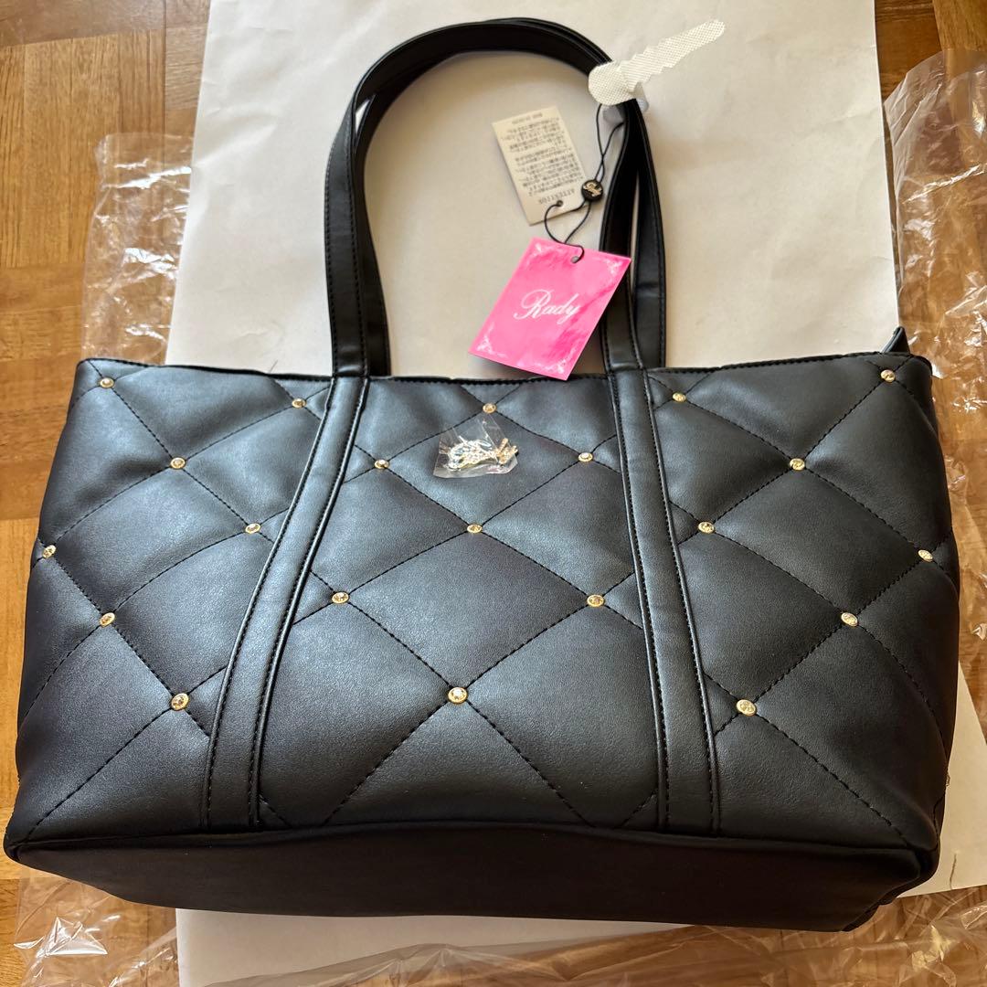 Rady レディ　キルティングストーントートバッグL