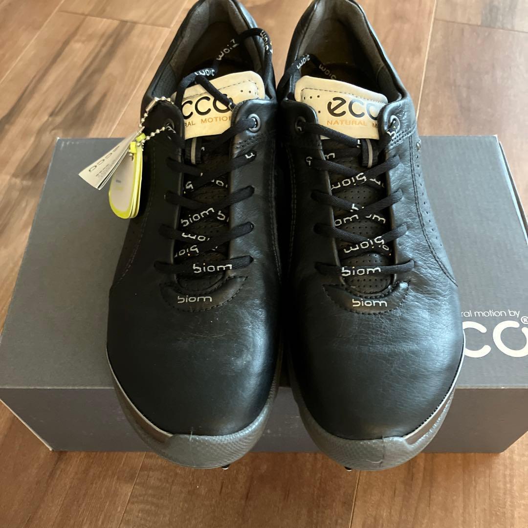 ECCO ゴルフシューズ 未使用　女性用 38サイズ ブラック　24センチ