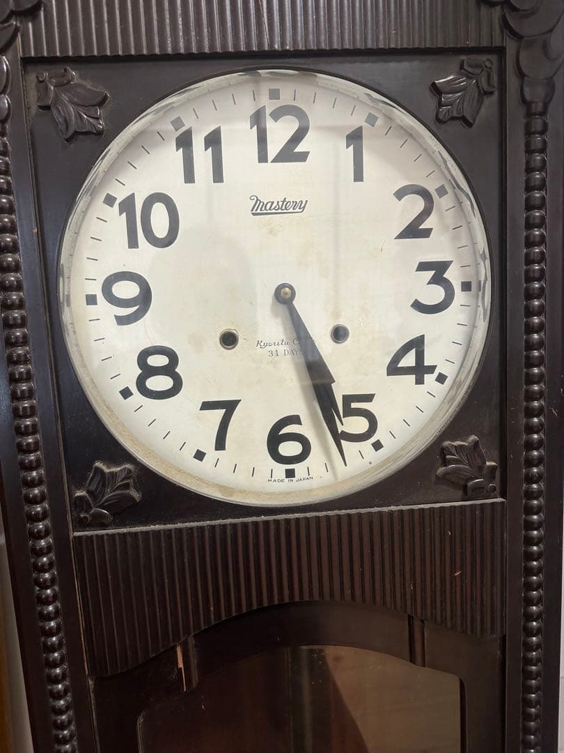 Mastery クラシック木製　掛、柱時計 高さ127cm