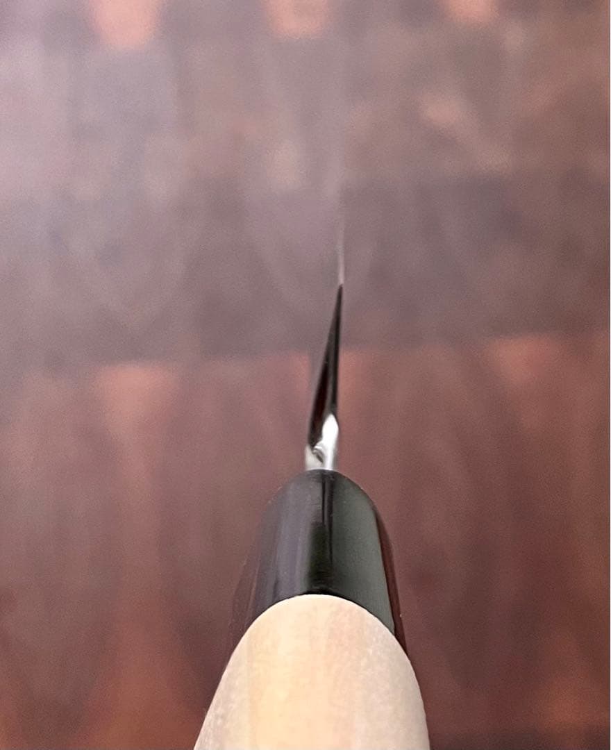 中川打刃物　柳刃　9寸　270mm 包丁　白鋼　霞　刺身　和包丁